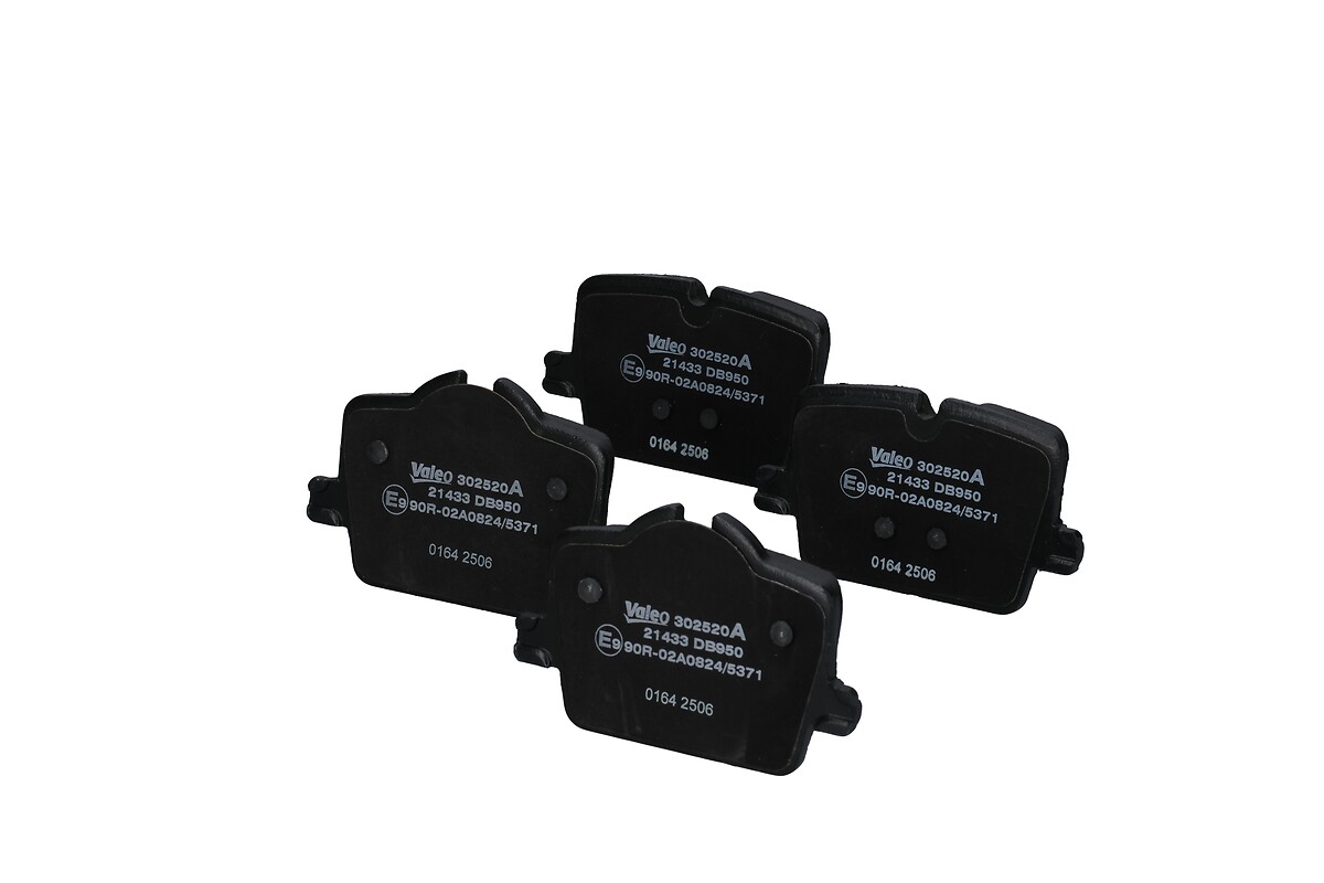 Jeu de 4 plaquettes de frein VALEO ref. 302520A